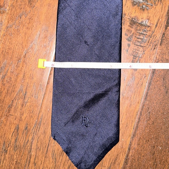 Christian Dior Navy Tie - Picture 3 of 5